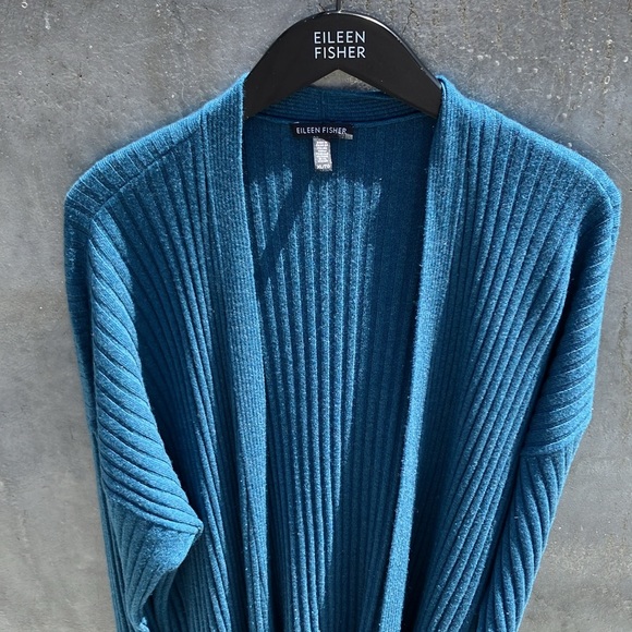 Cashmere Eileen Fisher Ribbed Sweater size XL - Picture 11 of 11